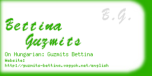 bettina guzmits business card
